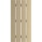Ekena Millwork Rustic Four Board Spaced Board-n-Batten Knotty Pine Faux Wood Shutters, 23 1/2W x 60H, PR SHUBSS23X60KPPR - alternate 2
